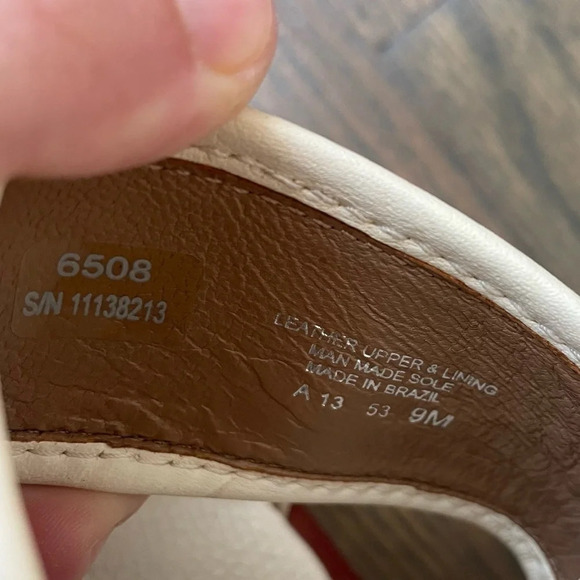 Tory Burch Selma Sandal Wedge White - Picture 5 of 16